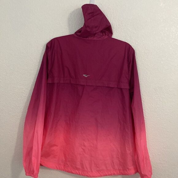 Everlast- Pink Ombre windbreaker jacket- with hood- Size XL - Picture 9 of 9